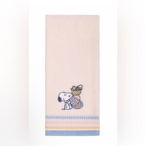 Easter Peanuts Snoopy & Eggs Hand Towel 2pc Set